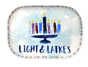 Jacksonville Hanukkah Light & Latkes Platter