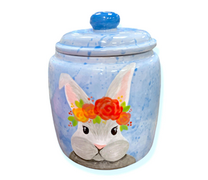 Jacksonville Watercolor Bunny Jar