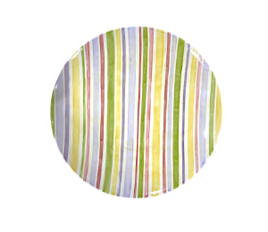 Jacksonville Striped Fall Plate