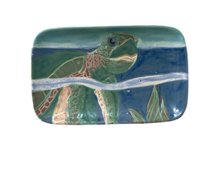 Jacksonville Swimming Turtle Plate