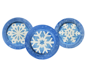 Jacksonville Paper Snowflake Plate